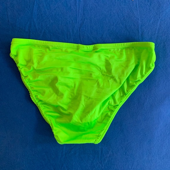 Vintage Neon Green Posing Trunks - Picture 4 of 4